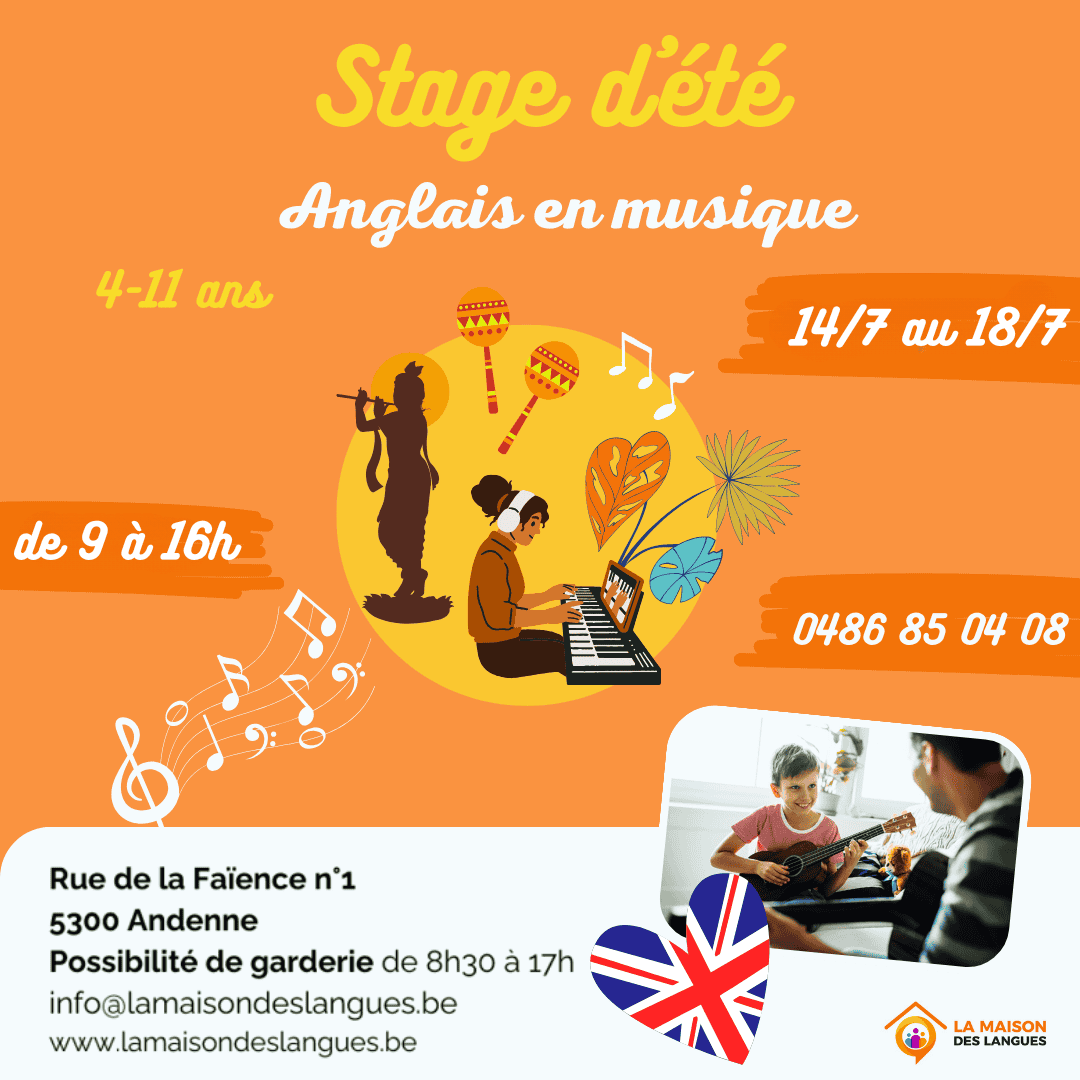Anglais en musique 4 à 11 ans